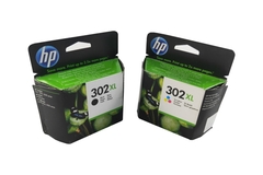 คาร์ทริจหมึกเดิมสําหรับ HP 302XL ความสามารถสูง Officejet 3831 3830 5230 5220 DeskJet 3630 2130 3636