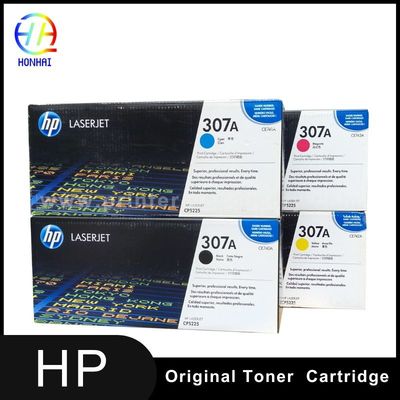 คาร์ทริจโทเนอร์เดิมสําหรับ HP Color LaserJet Professional CP5225dn CP5225n 307A CE740A CE741A CE742A CE743A เครื่องพิมพ์ คาร์ทริจโทเนอร์ LaserJet