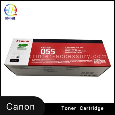 ตลับหมึกเลเซอร์ใหม่ของแท้สำหรับ Canon Color Image CLASS MF741Cdw MF743Cdw MF745Cdw, MF746Cdw LBP664Cdw 055 สีดำ (3016C001) ตลับหมึกเลเซอร์